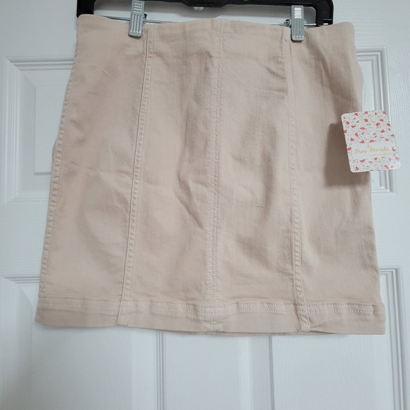 Free People NWT Modern Femme Mini Stretch Skirt Size 8. - Picture 6 of 16